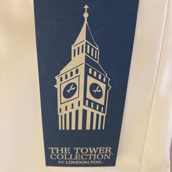 Tower Collection by London Fog Fully Lined Zip Anorak/White/M/NWT/REDUCED PRICE! - Picture 6 of 6